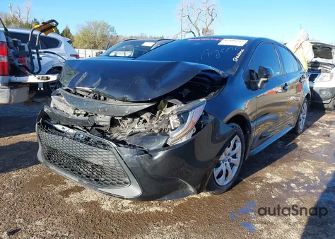 2020 Toyota Corolla Le из США, поврежденный, VIN 5YFEPRAE0LP113960